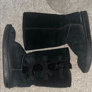 Koolaburra by UGG Victoria Tall Boot, Black on Black, 4